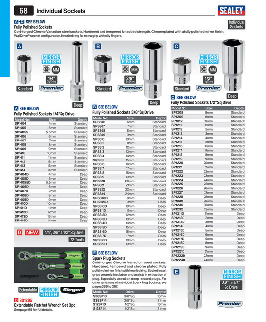 Premier Deep Socket 1/2