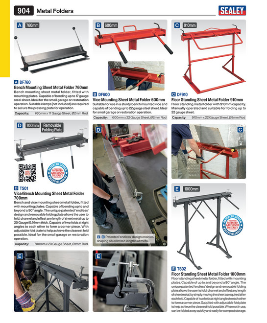 Floor Standing Sheet Metal Folder 1000mm [TS02]