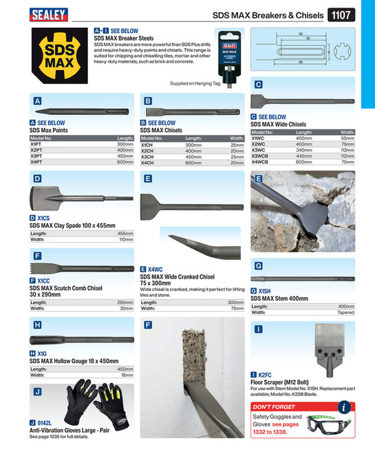 Worksafe® SDS MAX Drill Bit 35 x 570mm [MAX35X570]