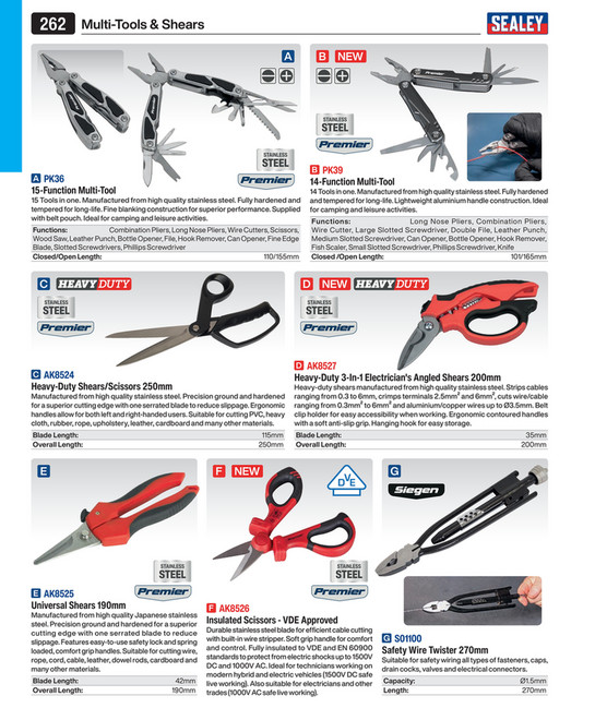 Premier Screwdriver Set 8pc - VDE Approved [AK6124]