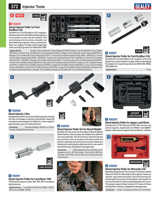 Injector Pipe Socket Set 3/8